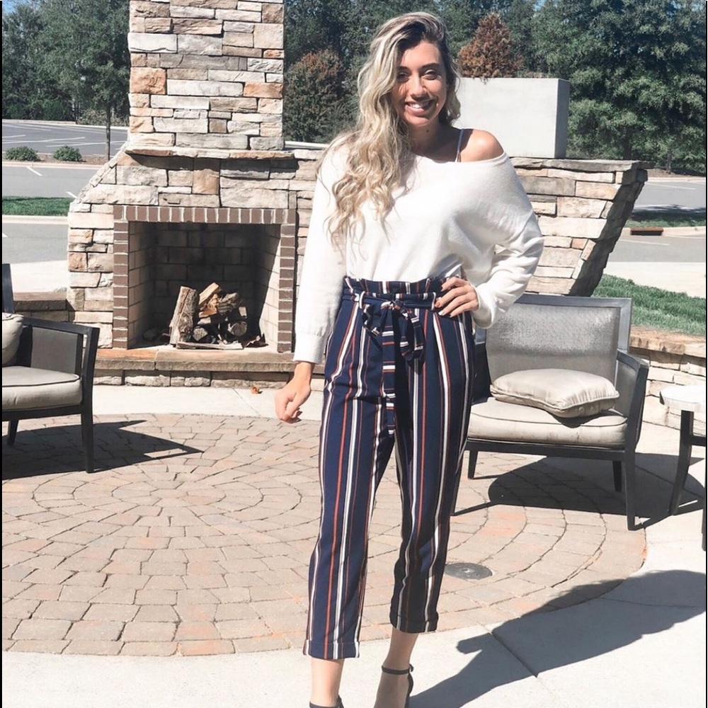 Paper-bag pants